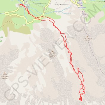 Crete d'Agalops GPS track, route, trail