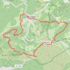 Monoblet - Les Jumelles - Aubret - Fressac GPS track, route, trail