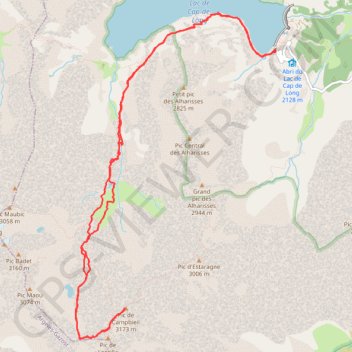 Campbieil GPS track, route, trail