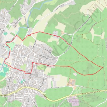 Salaise-sur-Sanne GPS track, route, trail