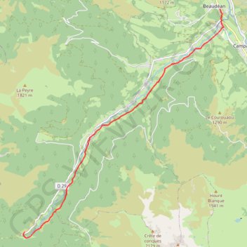 Haute Bigorre - Le Chiroulet GPS track, route, trail