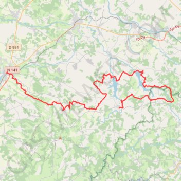 Tour de Charente - Etape 2/5 : Chasseneuil - Massignac - 16274 - UtagawaVTT.com GPS track, route, trail