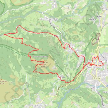 Mont de Gez Classique GPS track, route, trail