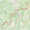 GR6 De Viens (Vaucluse) à Bayons (Alpes-de-Haute-Provence) GPS track, route, trail
