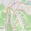 Passerelle Gelos - Vert Galant - Coteaux de Guindalos GPS track, route, trail