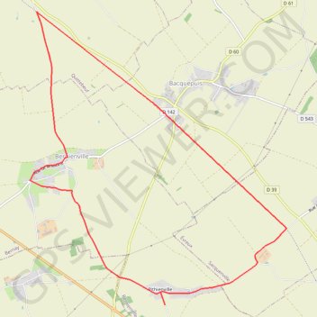 Boucle de la Closerie - Bernienville GPS track, route, trail