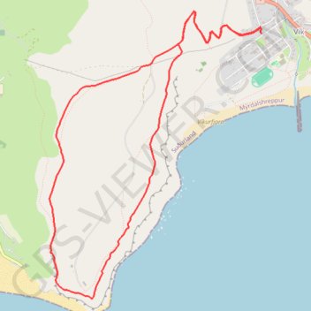 Isl_06_Vik GPS track, route, trail