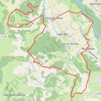 Pietat GPS track, route, trail