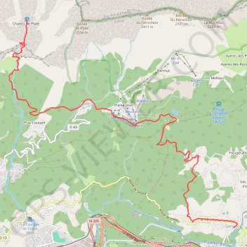 Tour des Fiz, 5ème étape Passy - Servoz GPS track, route, trail