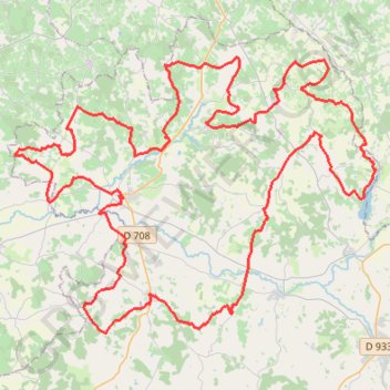 Circuit des Vignes et Vergers en Duraquois GPS track, route, trail