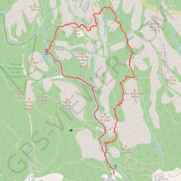 Caroux - Arête des Charbonniers GPS track, route, trail