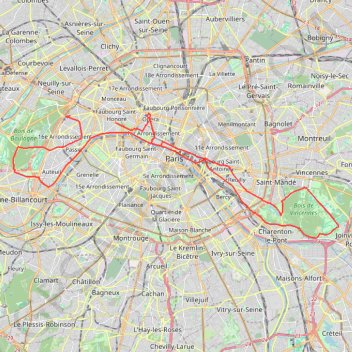 Schneider Electric Marathon de Paris 2024 GPS track, route, trail