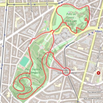 E.T. GPS track, route, trail