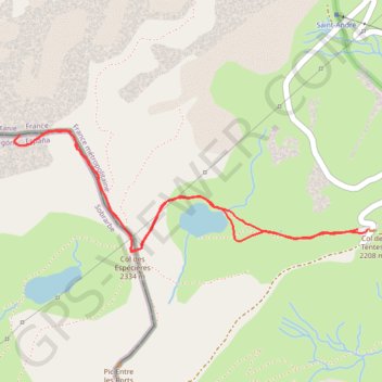 Soum Blanc des Especières GPS track, route, trail