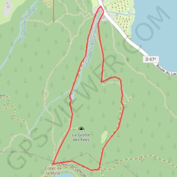 Tour du Lispach - Longemer GPS track, route, trail