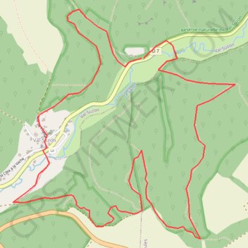 Le Châtelet d'Étaules GPS track, route, trail