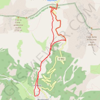 Col d'Izoard GPS track, route, trail