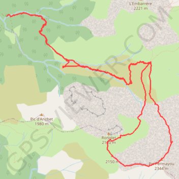 Pic Permayou GPS track, route, trail