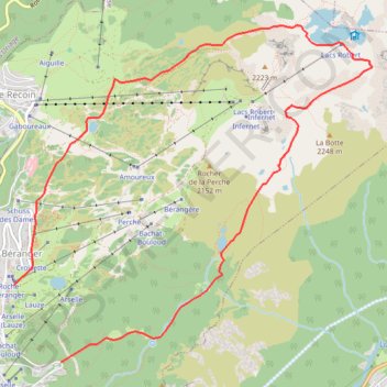 Tour des lacs de Chamrousse GPS track, route, trail