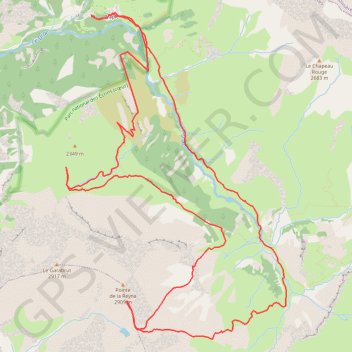 Col et Pointe de Reyna GPS track, route, trail