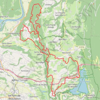 Rando Aiguebelette GPS track, route, trail