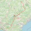 PARCOURS jour 5-270km-IBP461-bicycle GPS track, route, trail