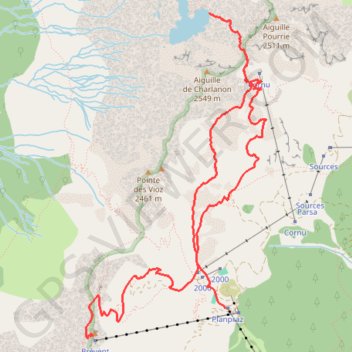 Brévent - Lac Cornu GPS track, route, trail