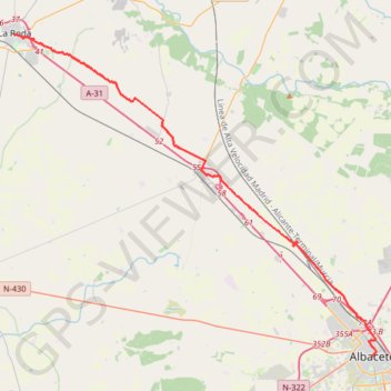 SE08-Albacete-LaRroda GPS track, route, trail