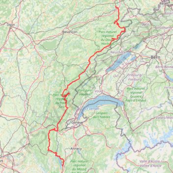 Aix-les-Bains (73100), Savoie, Auvergne-Rhône-Alpes, France - 17 Rue Renaud de Bourgogne (Montbéliard) GPS track, route, trail