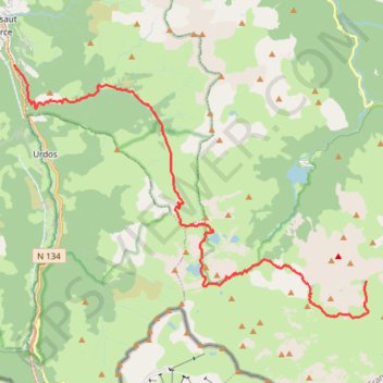 Pyrénées - Pombie - Ayous - Etsaut GPS track, route, trail