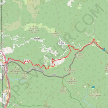 GR10 - Le Perthus-Tanyareda GPS track, route, trail