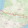 Ceret à Hendaye, Route des cols des Pyrénées GPS track, route, trail