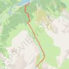 Le lac du Barbat GPS track, route, trail