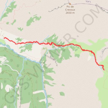 Lac du Crachet GPS track, route, trail