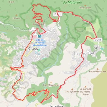 Cilaos 9 GPS track, route, trail