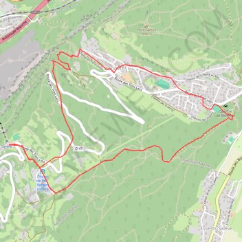 Chemin du Funiculaire GPS track, route, trail