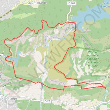 Rando de Bimont & Zola GPS track, route, trail