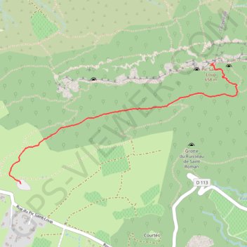 Pic de Saint-Loup GPS track, route, trail