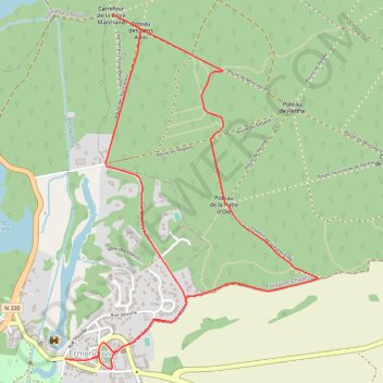 Une atmosphère de lande - Ermenonville GPS track, route, trail