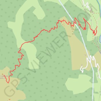 La Cristallère GPS track, route, trail