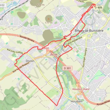 Bruay-la-Buissière GPS track, route, trail