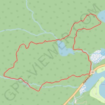 Bat Lake Trail GPS track, route, trail
