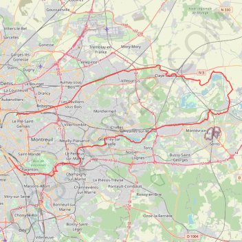 Ourcq - Esbly - Marne GPS track, route, trail