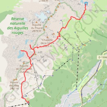 Lac Blanc - Planpraz GPS track, route, trail