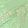 Rando course au départ de Piegon GPS track, route, trail