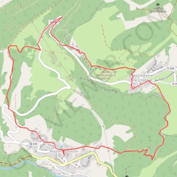 Roche de Hautepierre GPS track, route, trail