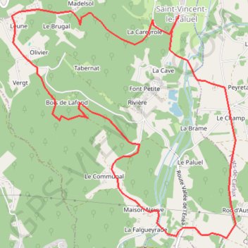 Saint-Vincent-le-Paluel GPS track, route, trail