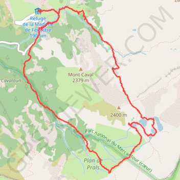Lacs de Prals GPS track, route, trail