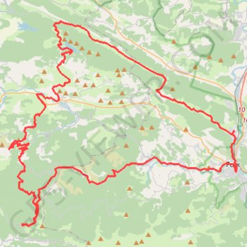 Col de Péguère GPS track, route, trail