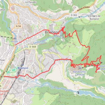 Rando Fort d'Anjou GPS track, route, trail